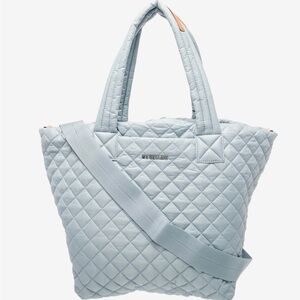 NWT 😍🩵 MZ Wallace Quilted Ice Blue Tote Bag - Medium